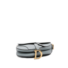 Mini Grained Calfskin Saddle Bag