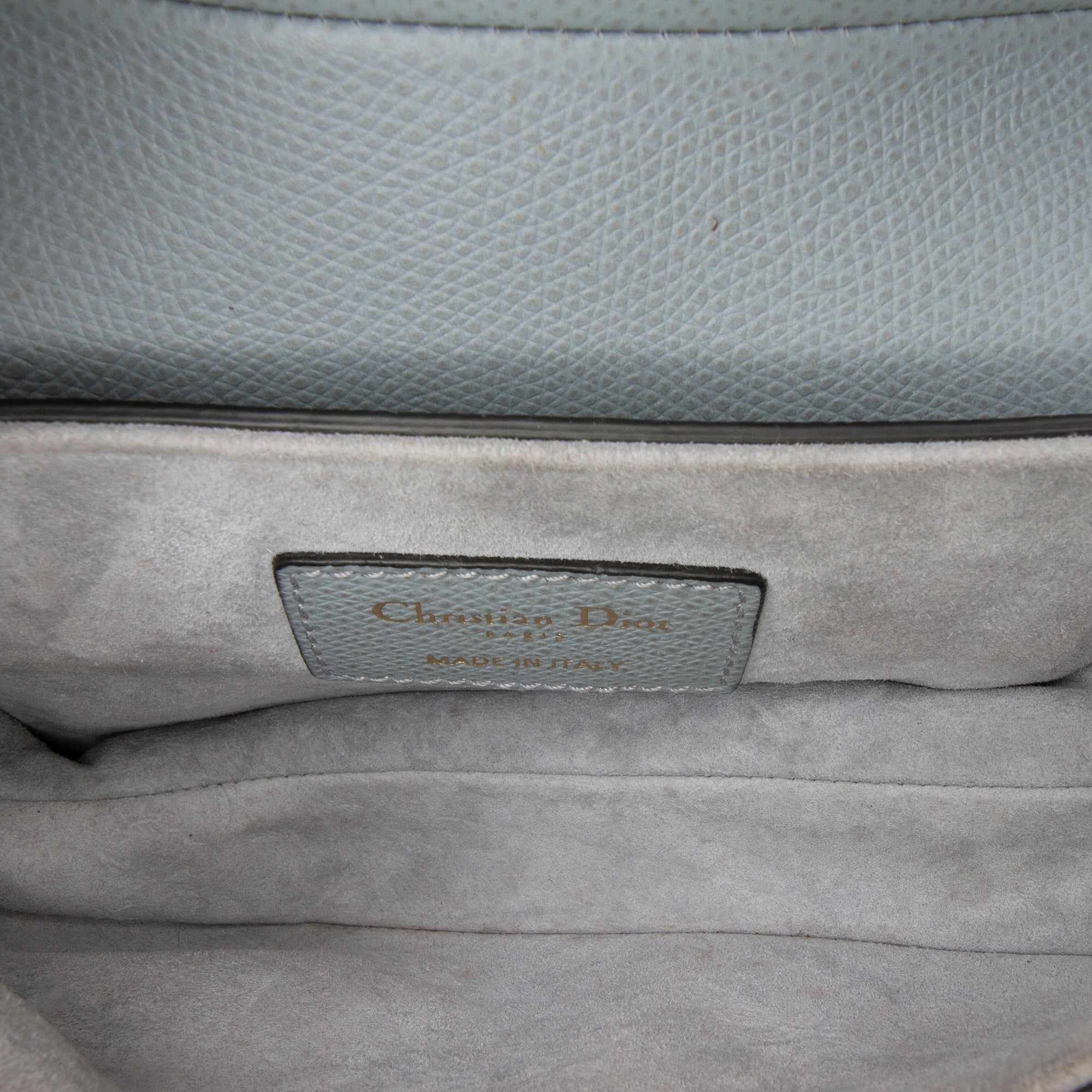 Mini Grained Calfskin Saddle Bag