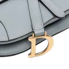 Mini Grained Calfskin Saddle Bag
