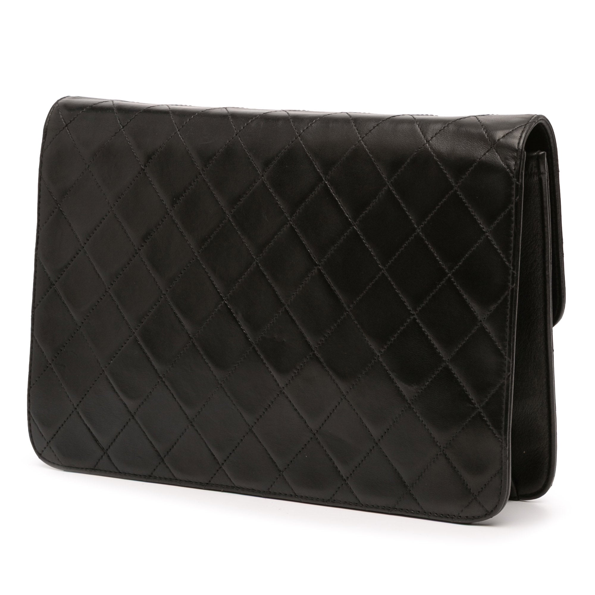 Medium CC Quilted Lambskin Single Flap