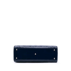 Large Patent Cannage Lady Dior
