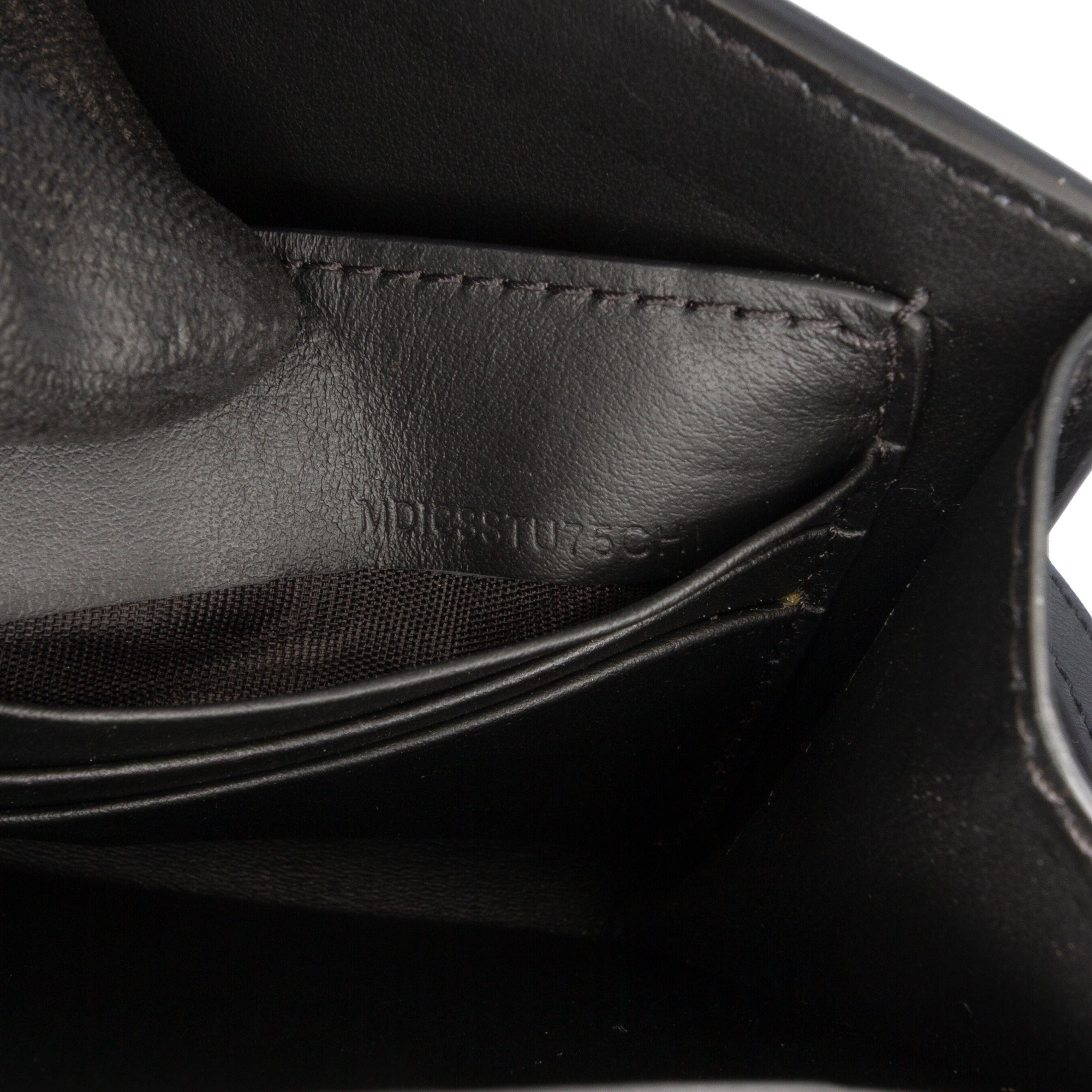 House Check Coated Canvas Wallet on Strap