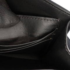 House Check Coated Canvas Wallet on Strap