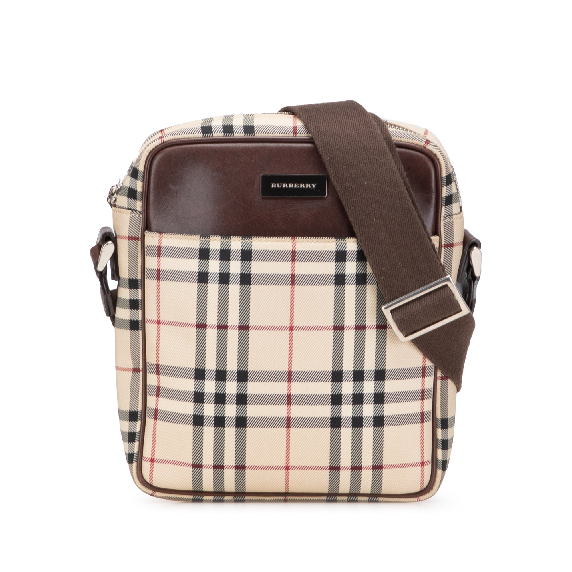 House Check Canvas Crossbody