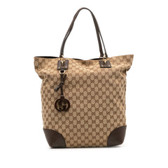 Large GG Canvas GG Charm Tote