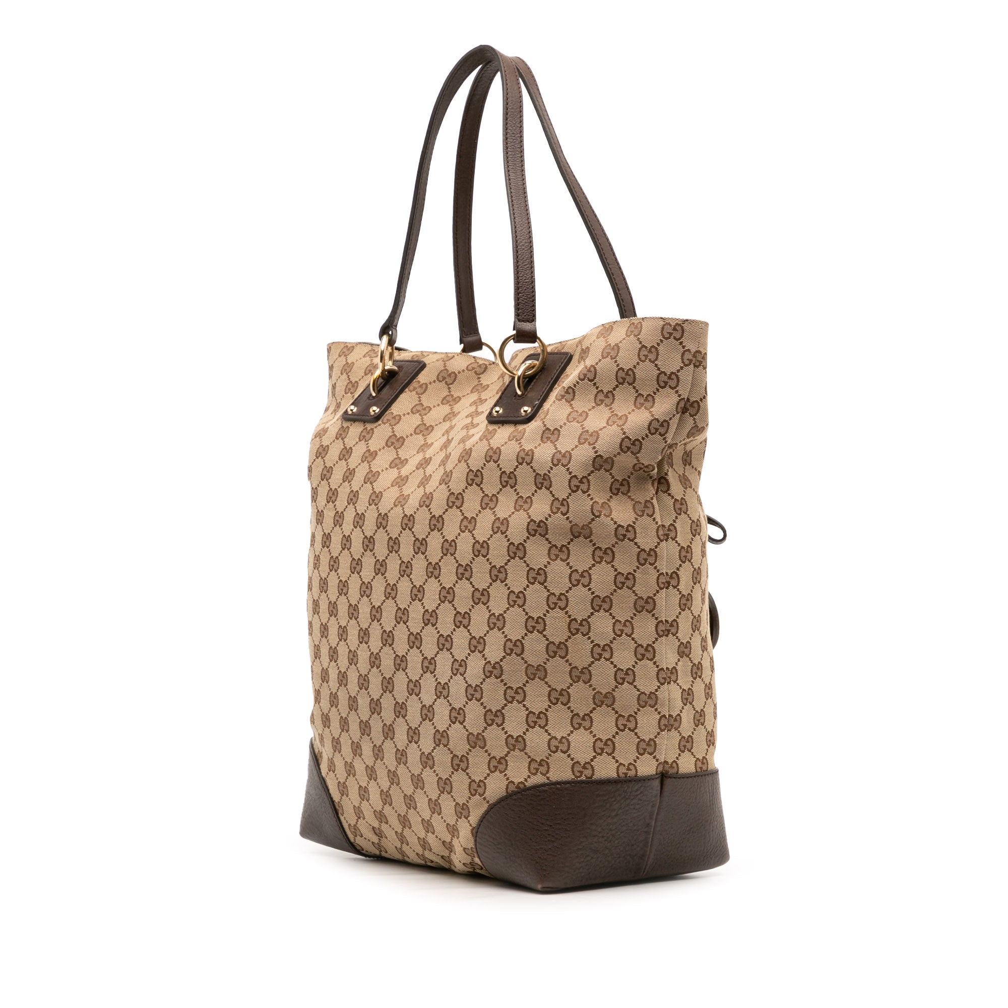 Large GG Canvas GG Charm Tote