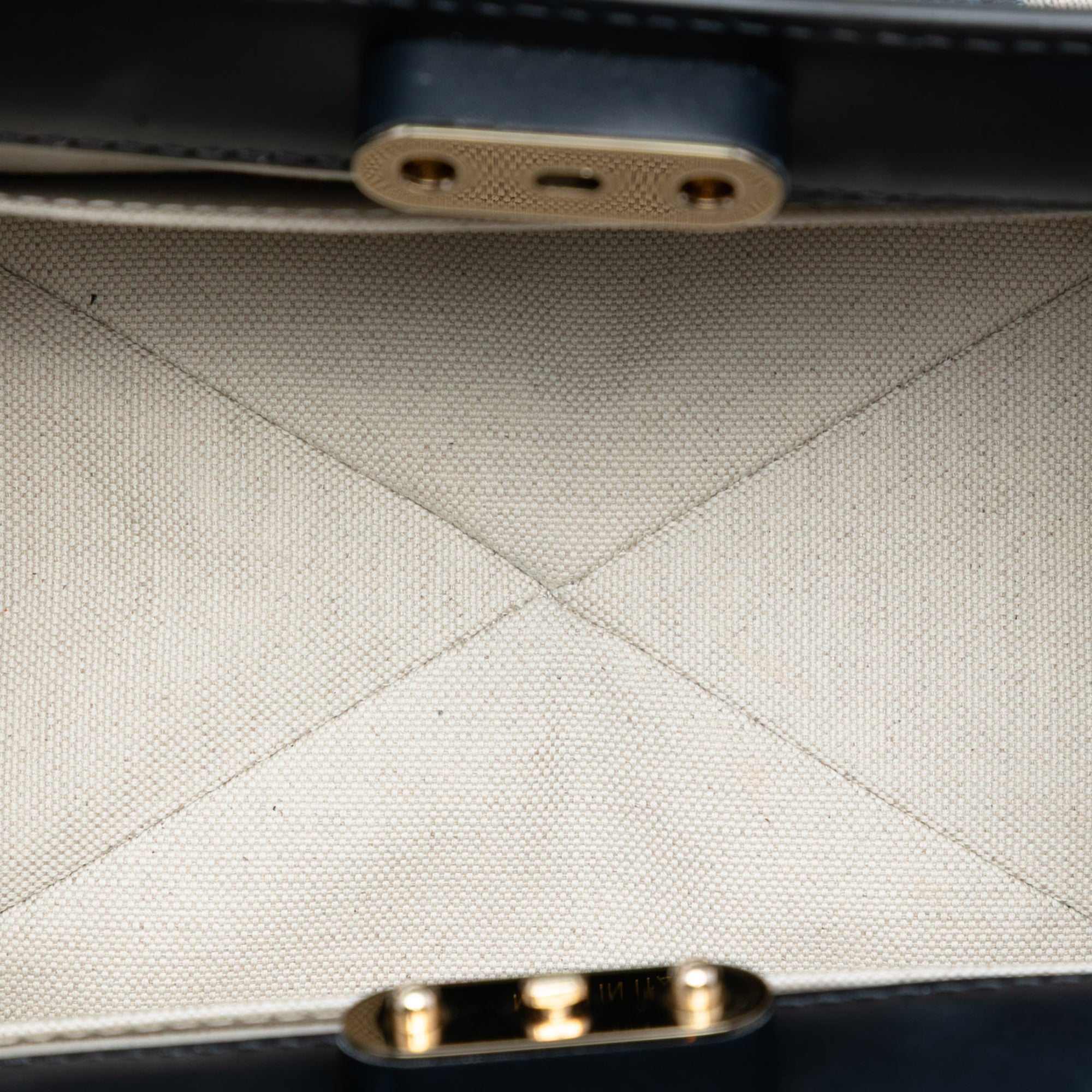 Oblique Canvas Key Shoulder Bag