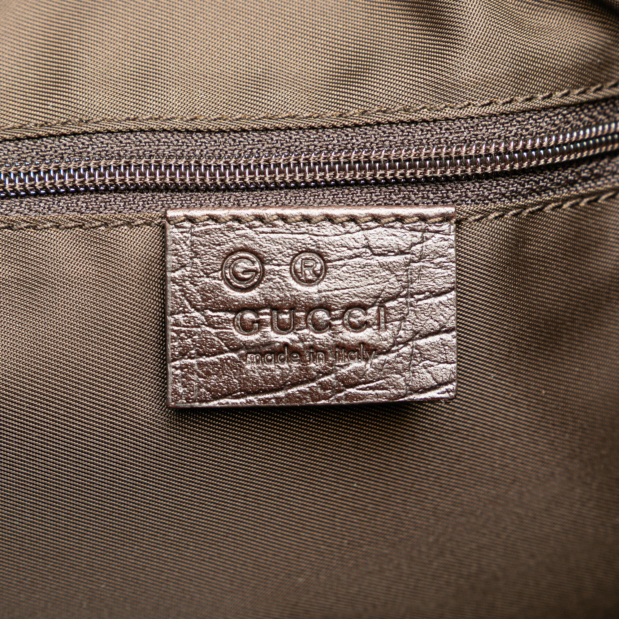 Canvas Horsebit Charmy Boston Bag