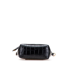 Mini Toy Embossed Leather Shopping Tote