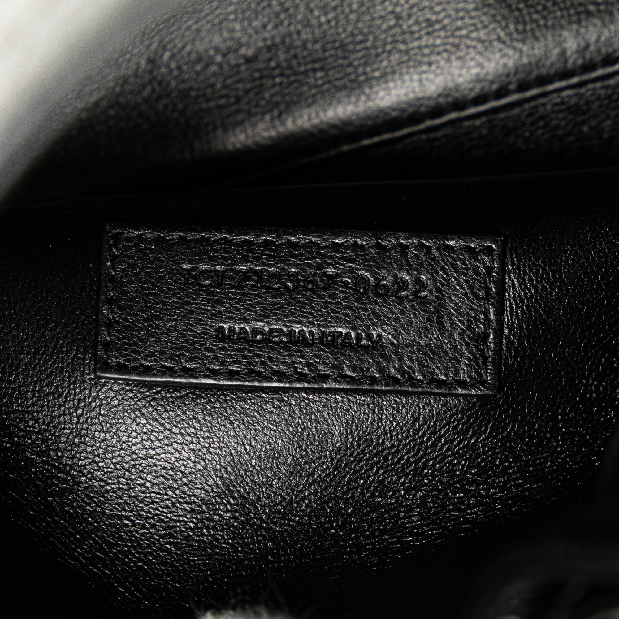 Mini Toy Embossed Leather Shopping Tote