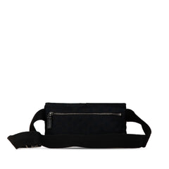 GG Canvas Double Pocket Belt Bag