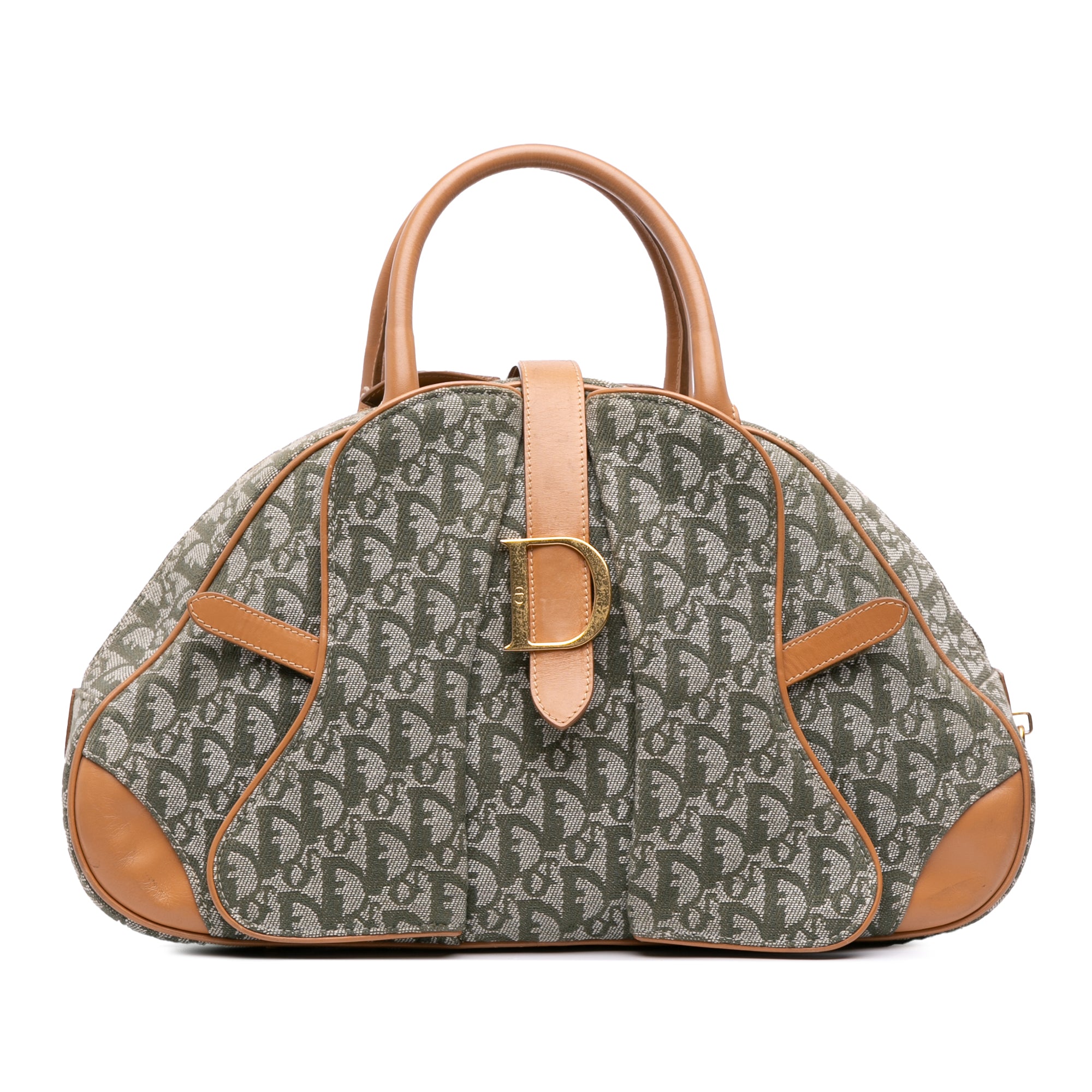 Diorissimo Canvas Double Saddle Bowler Bag