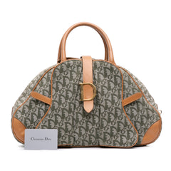 Diorissimo Canvas Double Saddle Bowler Bag