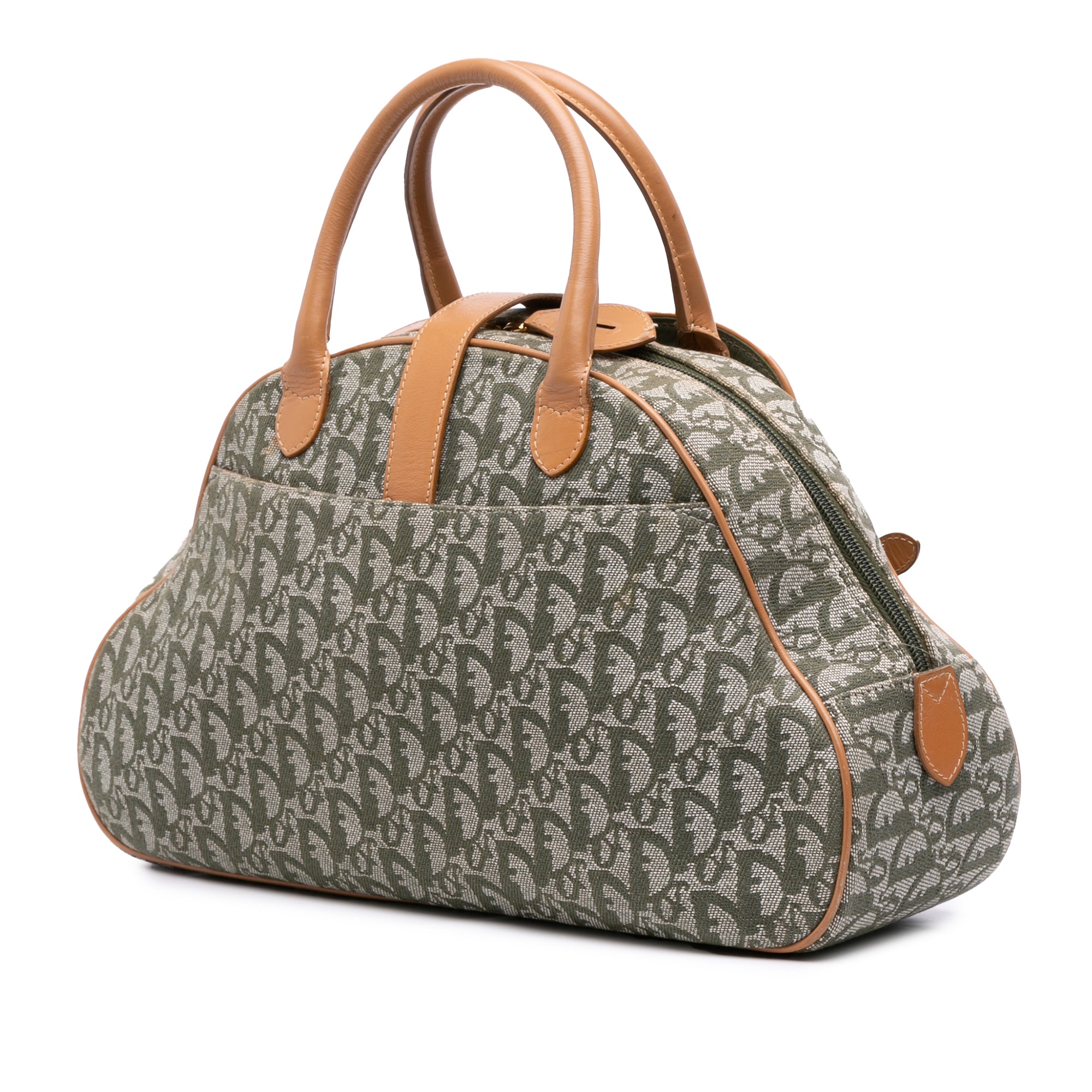 Diorissimo Canvas Double Saddle Bowler Bag