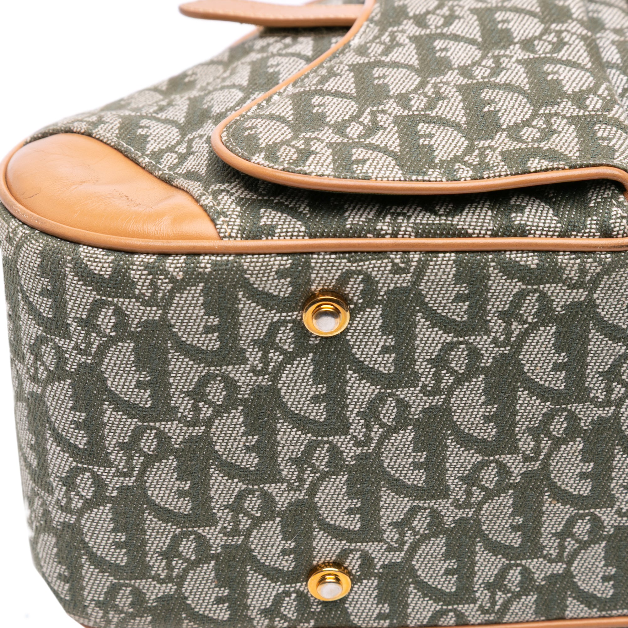 Diorissimo Canvas Double Saddle Bowler Bag