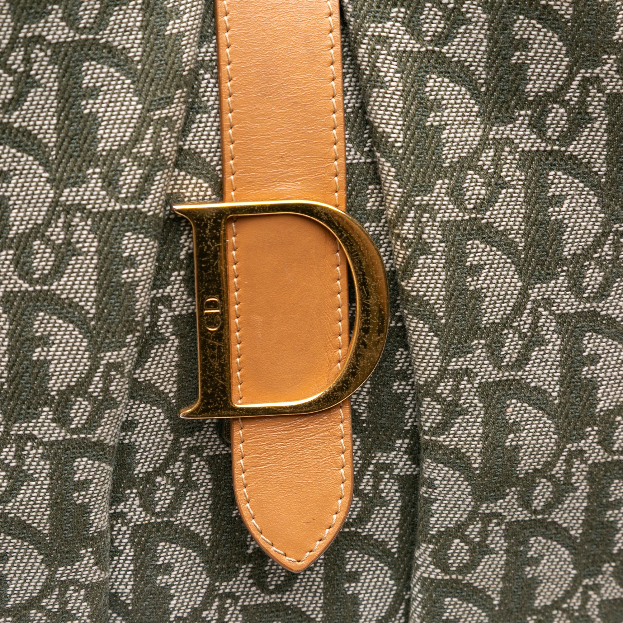 Diorissimo Canvas Double Saddle Bowler Bag