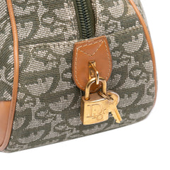 Diorissimo Canvas Double Saddle Bowler Bag