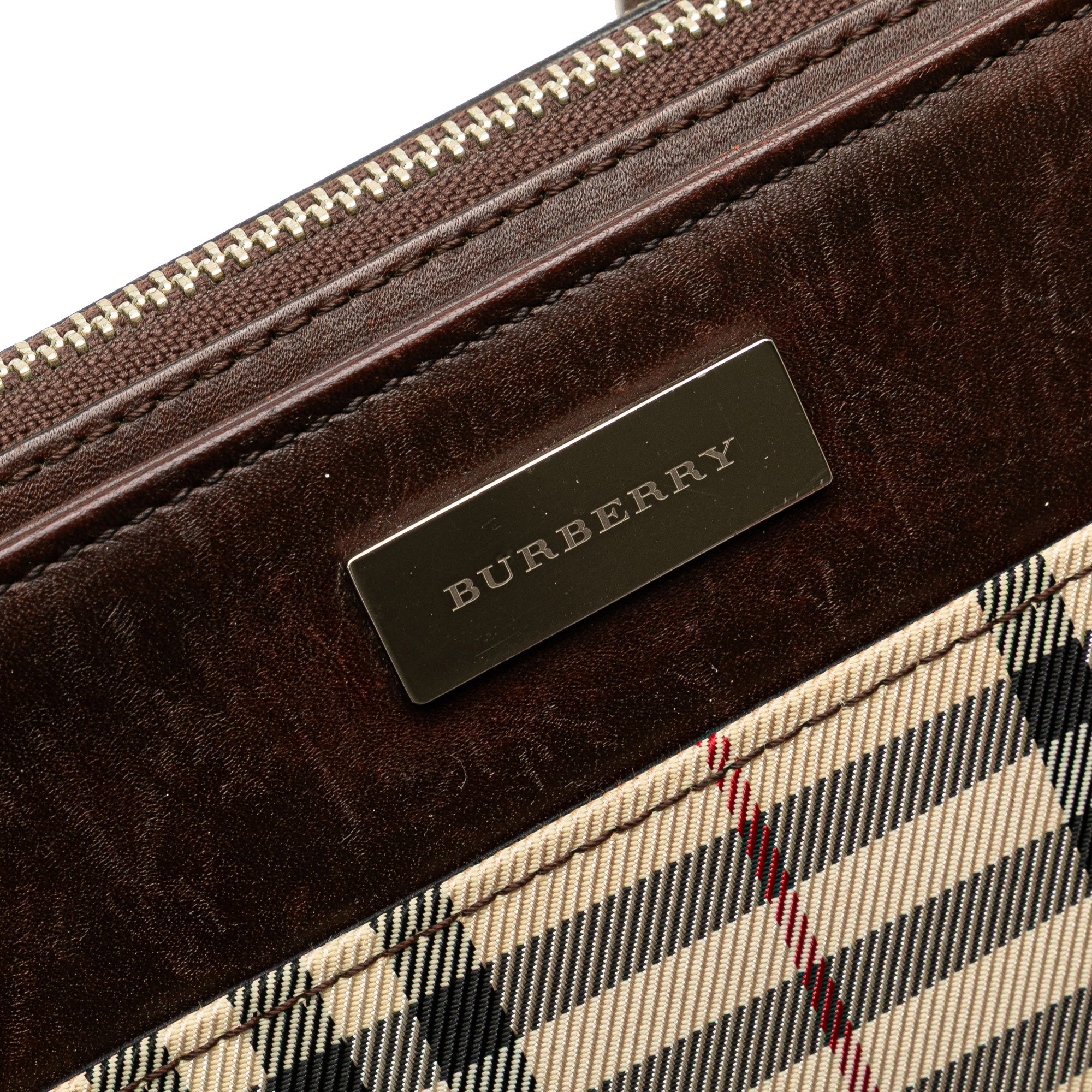 House Check Canvas Crossbody