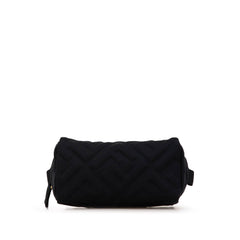 Zucca Embossed Nylon Cosmetic Pouch