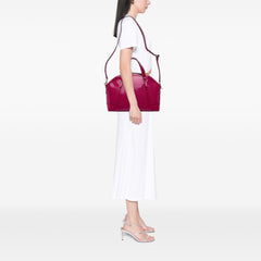 Large Microguccissima Patent Nice Dome Satchel