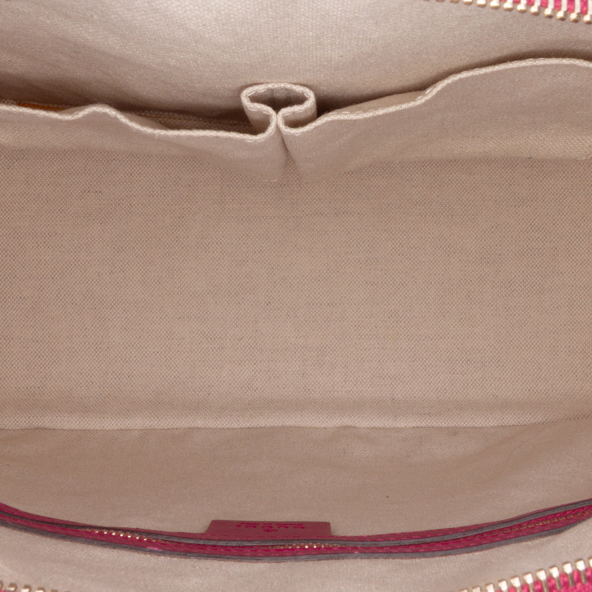 Large Microguccissima Patent Nice Dome Satchel