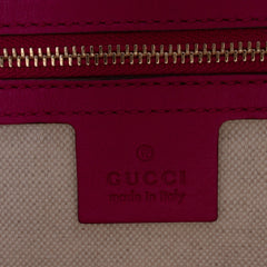 Large Microguccissima Patent Nice Dome Satchel