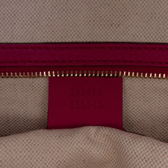 Large Microguccissima Patent Nice Dome Satchel