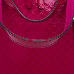 Large Microguccissima Patent Nice Dome Satchel