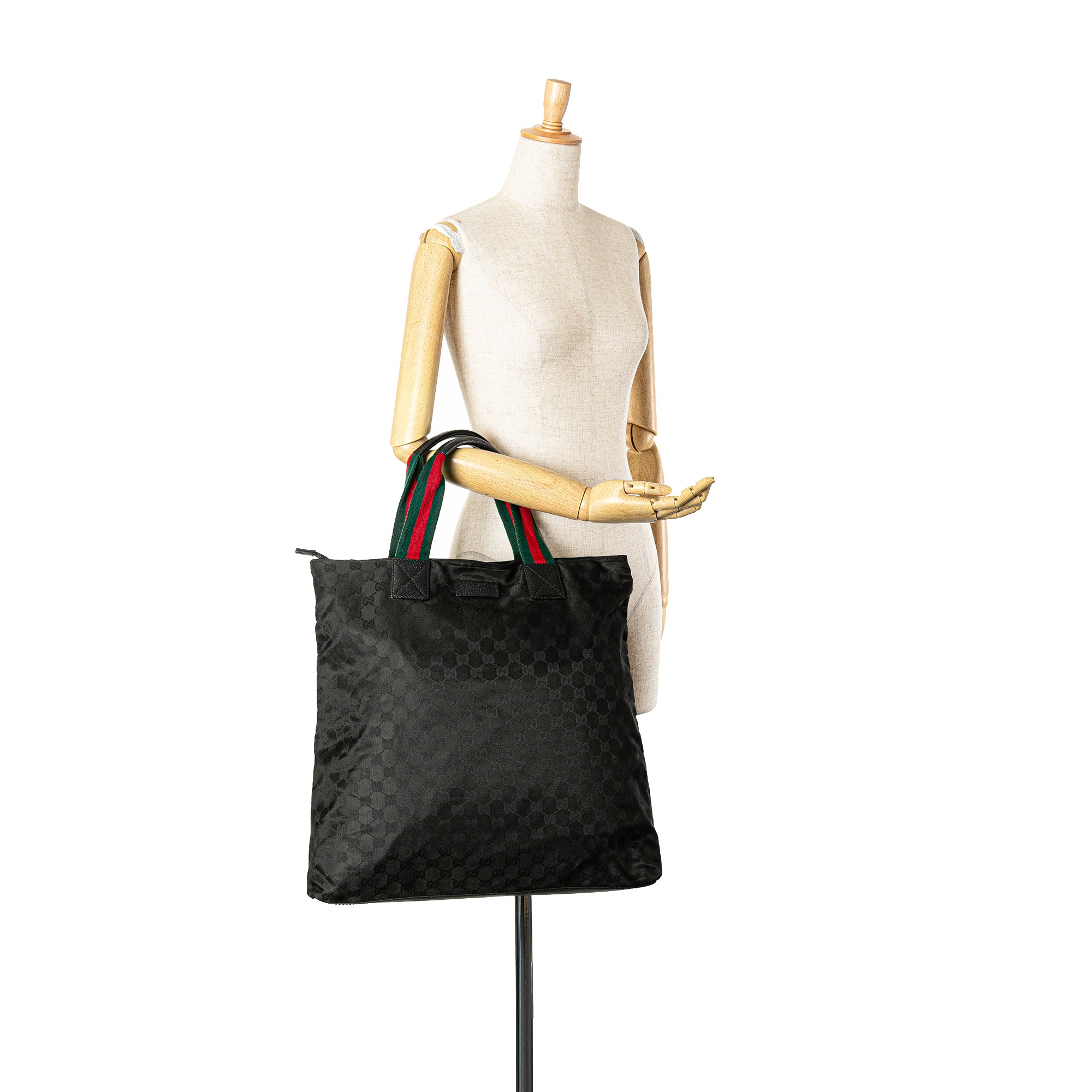 GG Canvas Web Tote