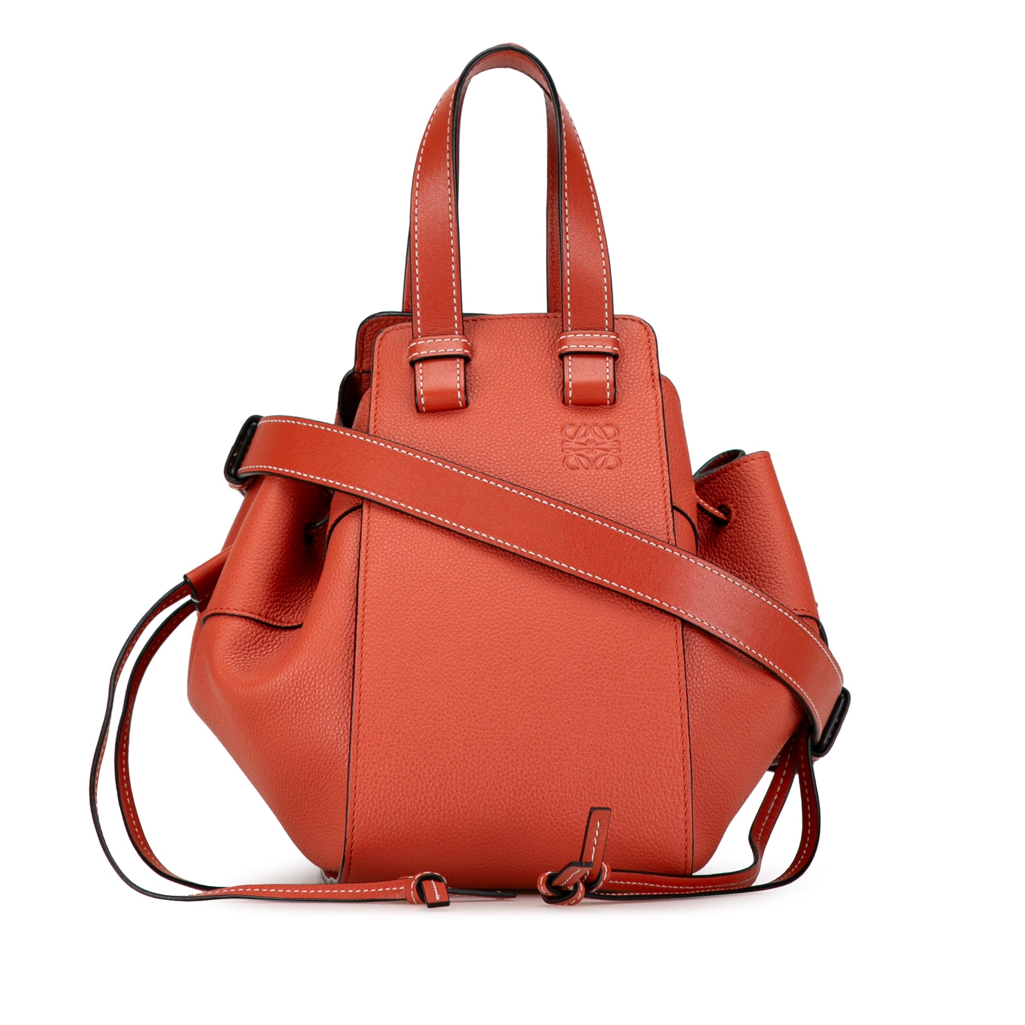 Small Leather Hammock Satchel