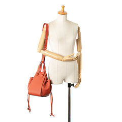 Small Leather Hammock Satchel
