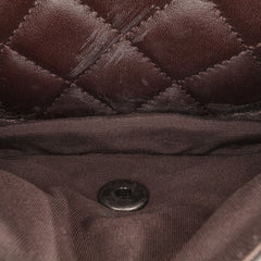 Paris-Salzburg Quilted Lambskin and Pony Hair Saddle Crossbody