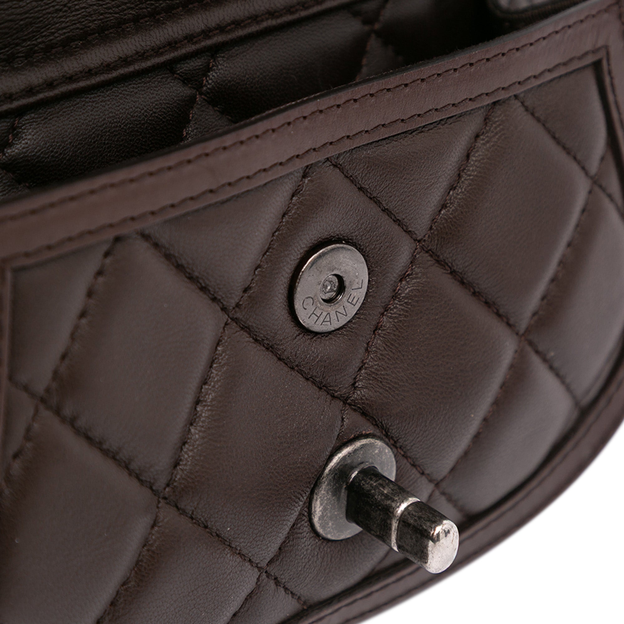 Paris-Salzburg Quilted Lambskin and Pony Hair Saddle Crossbody