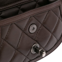 Paris-Salzburg Quilted Lambskin and Pony Hair Saddle Crossbody