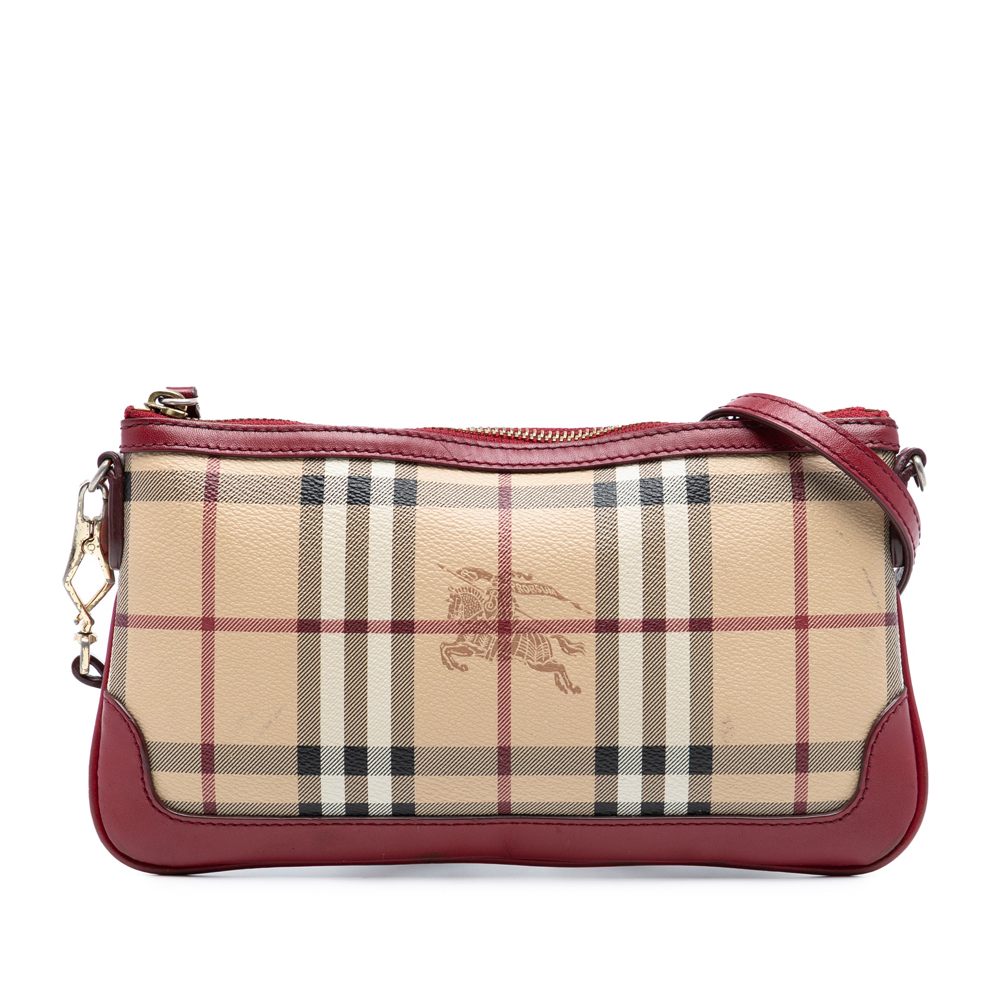 Haymarket Check Coated Canvas Peyton Crossbody