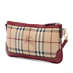 Haymarket Check Coated Canvas Peyton Crossbody