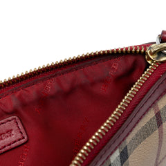 Haymarket Check Coated Canvas Peyton Crossbody