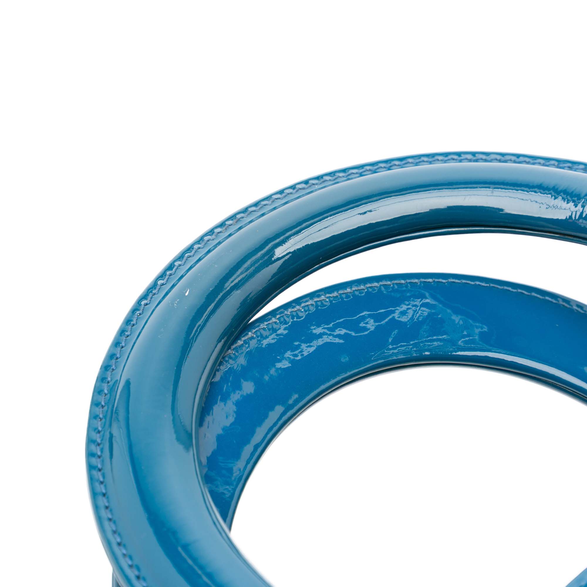 Large Patent Cannage Lady Dior