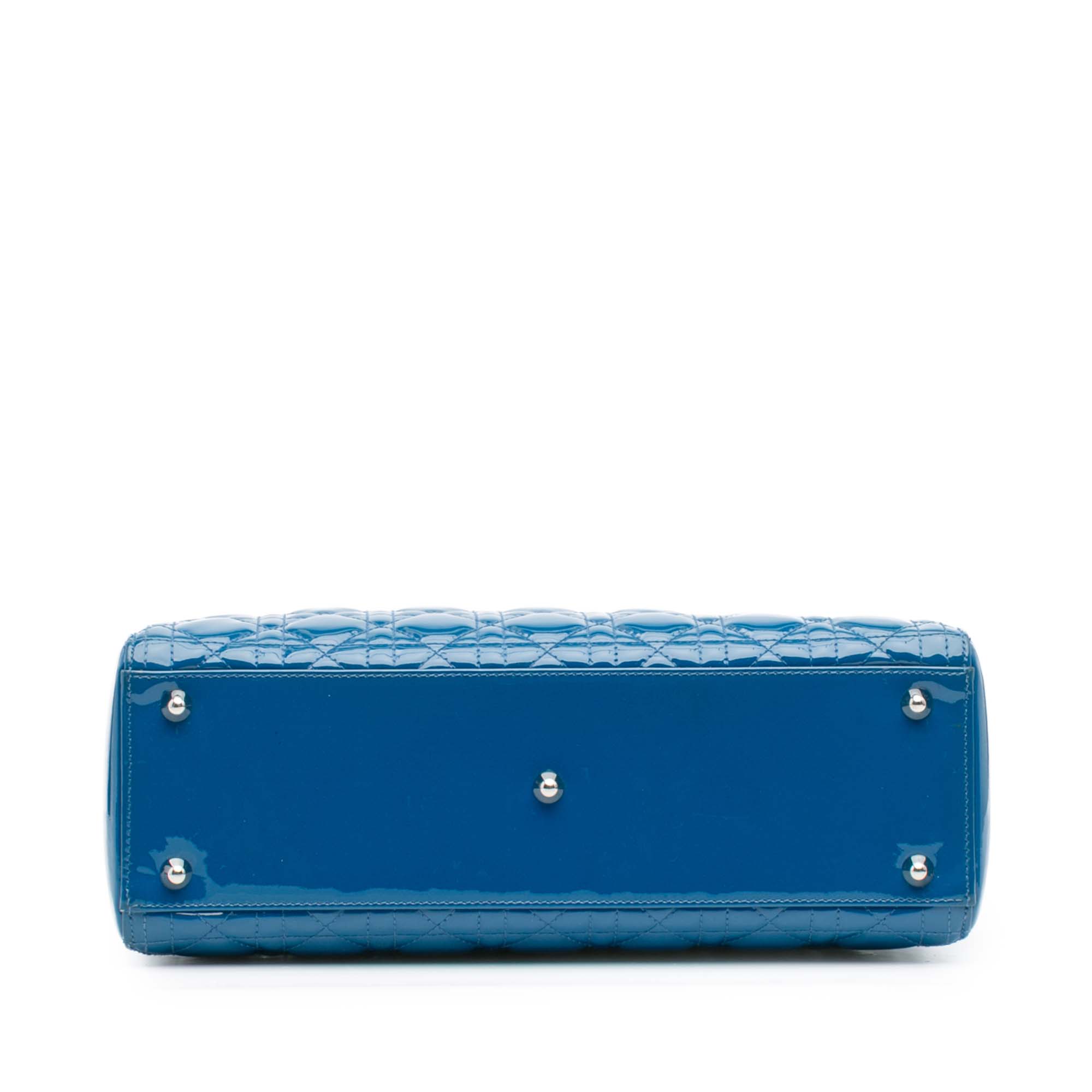 Large Patent Cannage Lady Dior