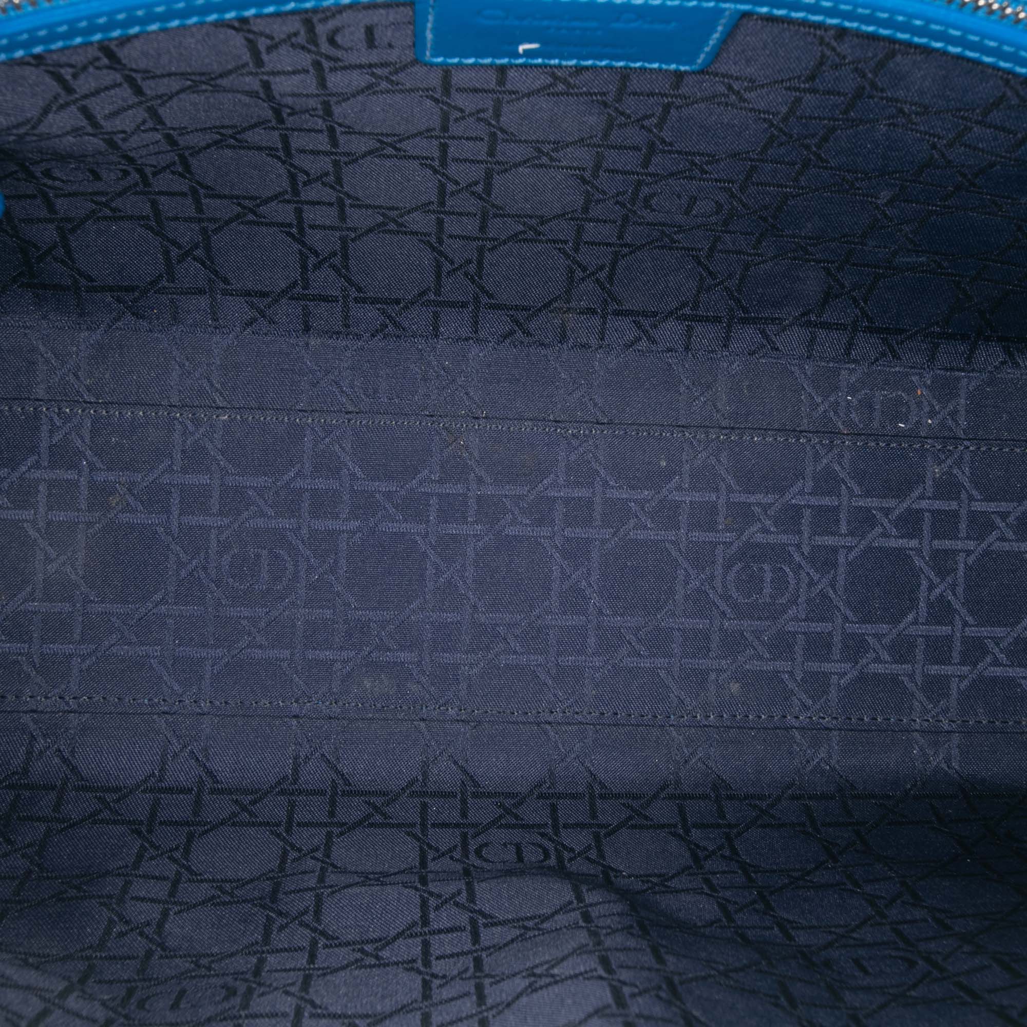 Large Patent Cannage Lady Dior