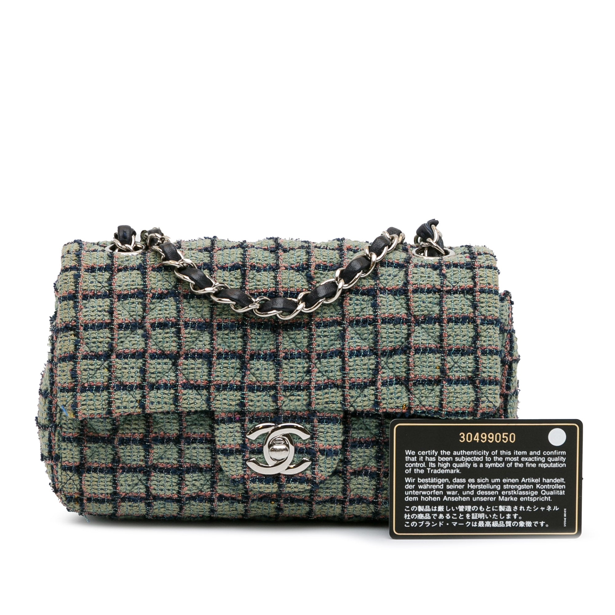 Mini Rectangular Classic Tweed Flap