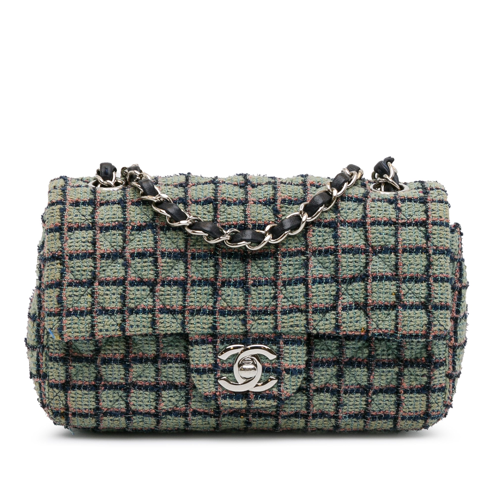 Mini Rectangular Classic Tweed Flap