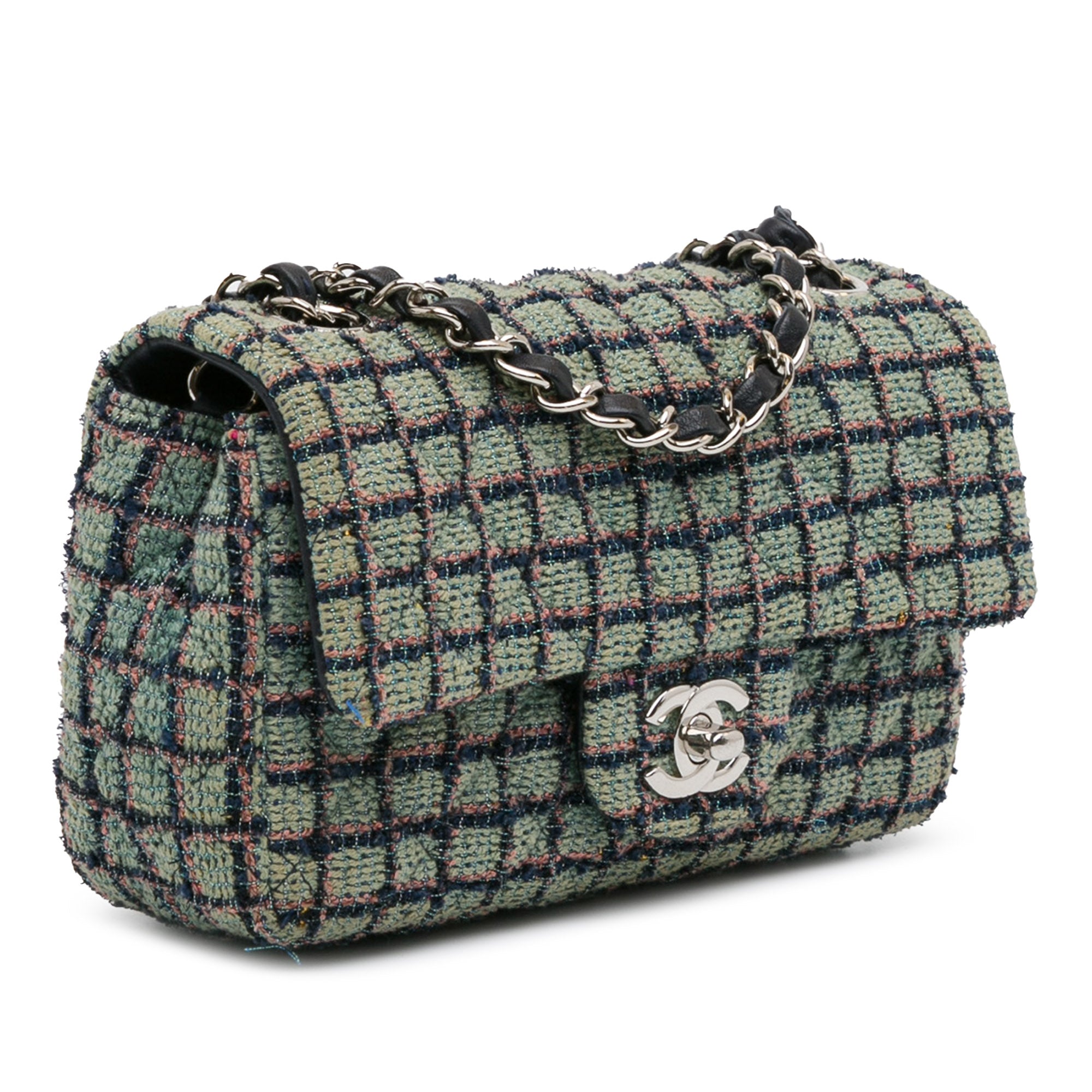 Mini Rectangular Classic Tweed Flap