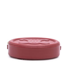 Small Calfskin Cuir Triomphe Oval Crossbody