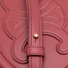 Small Calfskin Cuir Triomphe Oval Crossbody