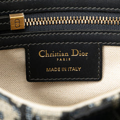 Oblique Canvas Saddle Bag