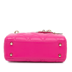 Mini Lambskin Cannage Lady Dior