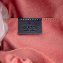 Small GG Marmont Pearl Studded Matelasse Denim Backpack