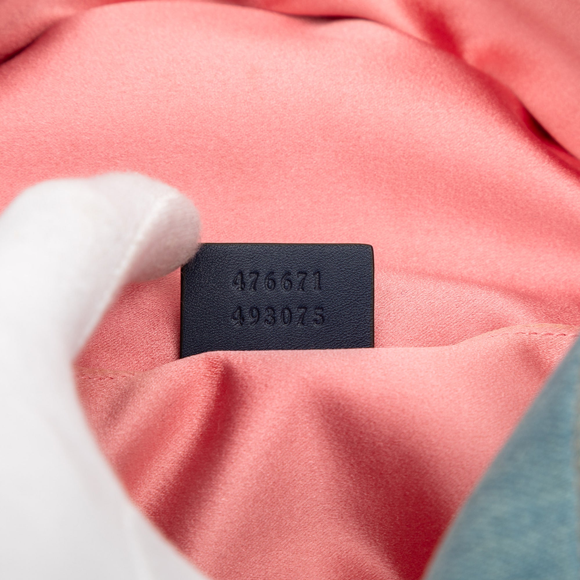 Small GG Marmont Pearl Studded Matelasse Denim Backpack