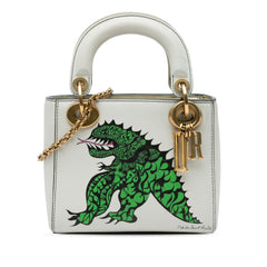 Limited Edition Niki De Saint Phalle Mini Calfskin Dragon Lady Dior